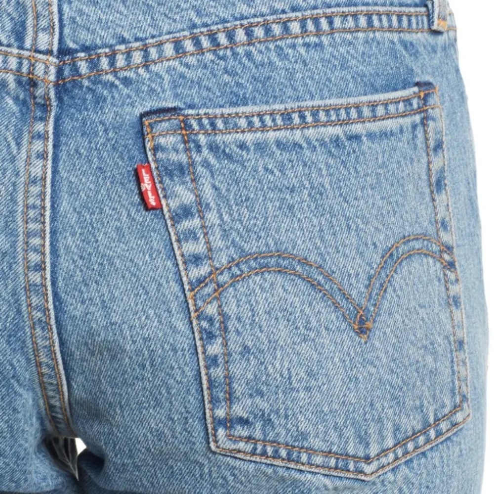 Levi’s Wedgie Fit Raw Hem Jeans